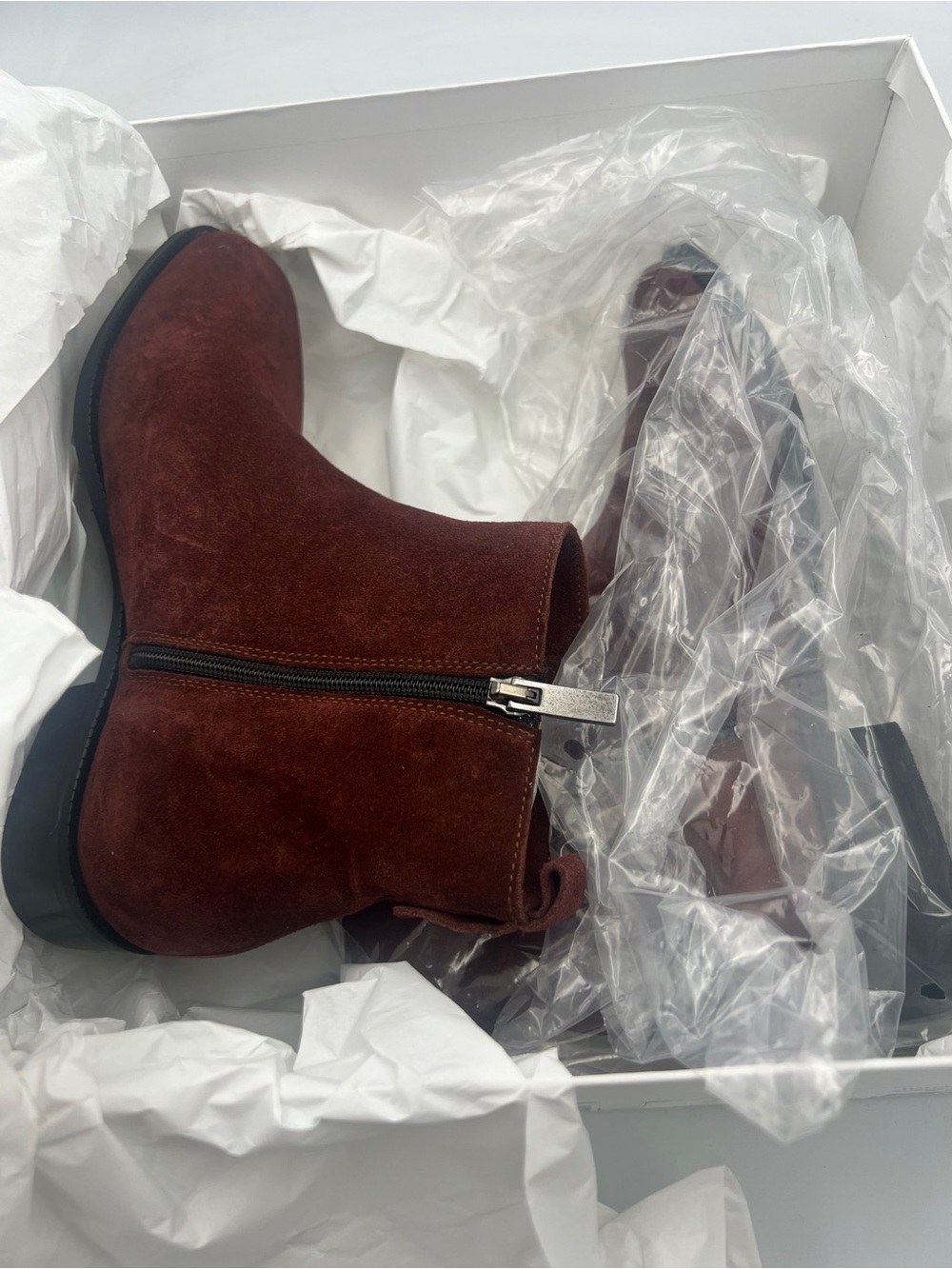 La Canadienne Scott Wood Suede Leather Bootie Waterproof Women’s Size 6.5 NWB - Picture 5 of 16